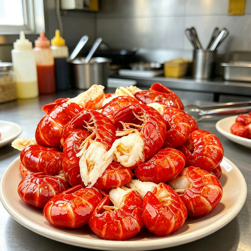 Premium Fresh Boiled Crawfish Clusters