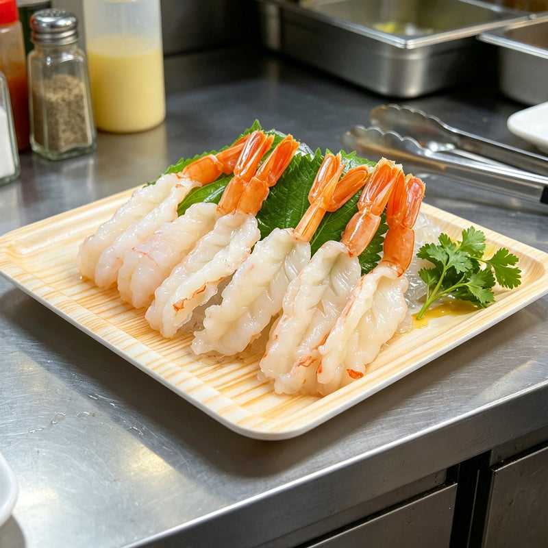 Fresh Arctic Sweet Shrimp Sashimi