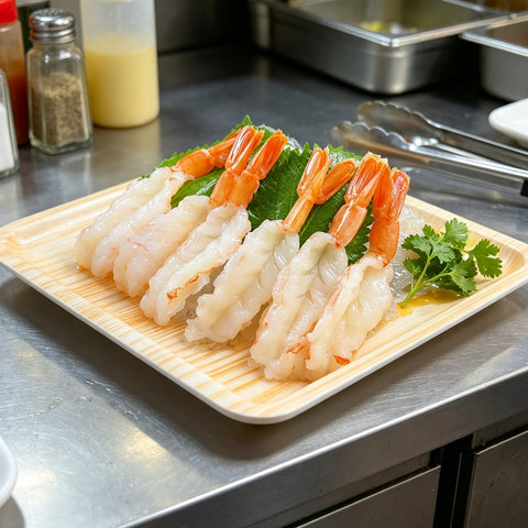 Fresh Arctic Sweet Shrimp Sashimi
